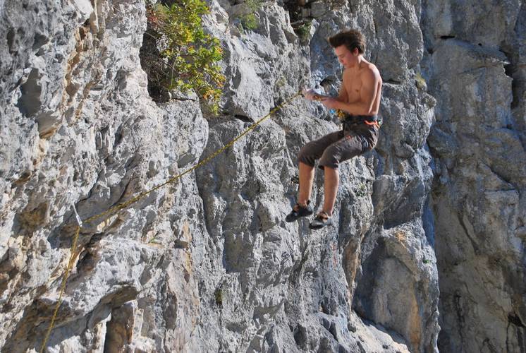Skitalica 7c+, Buzetski kanjon
Luft :)