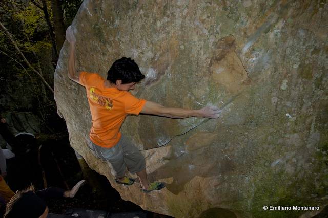 Michele Caminati su Block Fest 8a