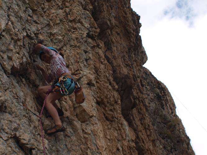 Titeuf, 6b, Rocher baron, Hautes Alpes