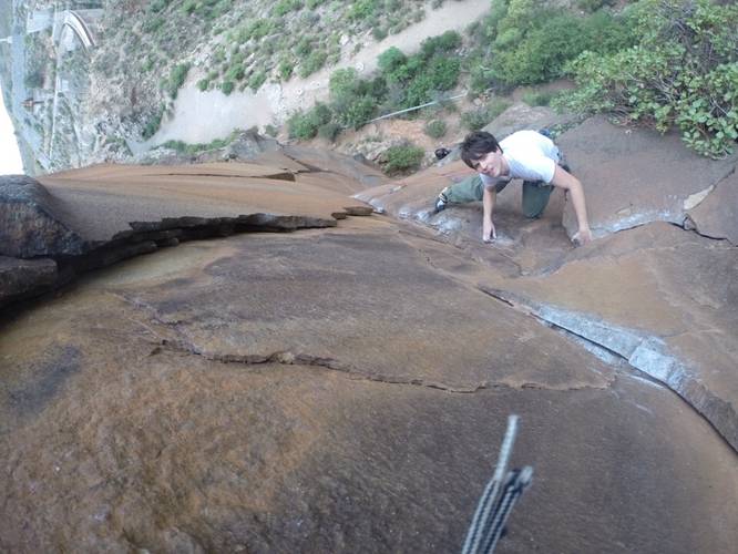 Doble Turno, 7a+, El Rio