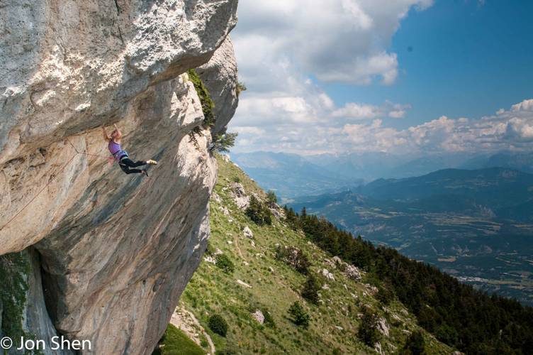 Solveig Korherr on Radote joli pepere 8b.