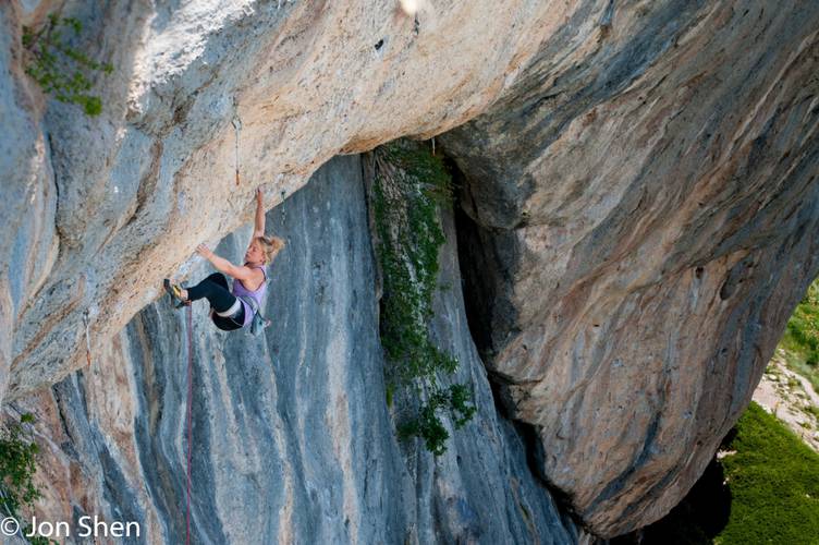 Solveig Korherr on Radote joli pepere 8b.