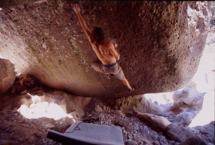 1st. ascent of Painkiller 8A+