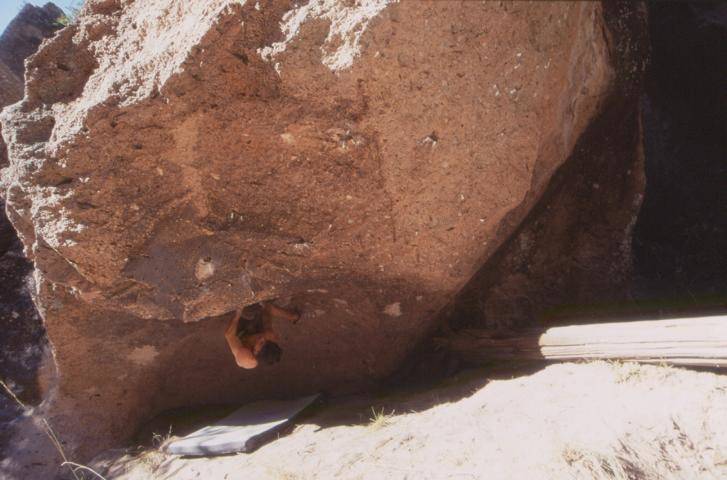 1st. ascent of Galvanized 8A