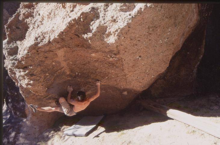 1st. ascent of Galvanized 8A