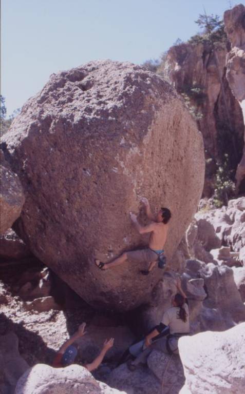 1st. ascent of Odishion 7C