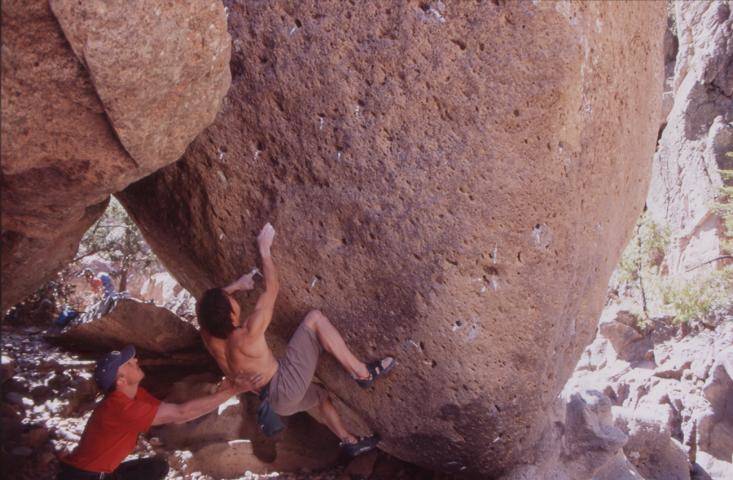 1st. ascent of Mohawk 7B+
