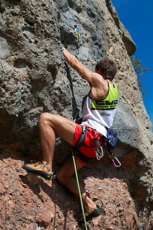 Via del Yankee 6a+, Sant Llorenç del Munt