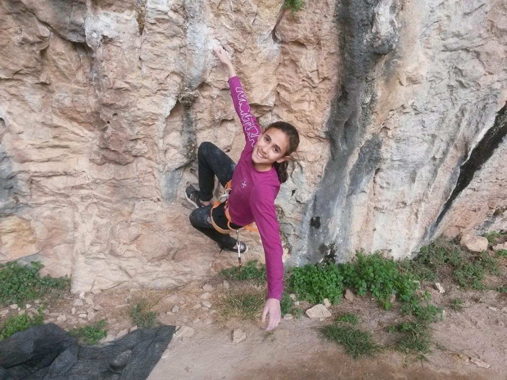8b onsight by Laura Rogora (14) and one more today