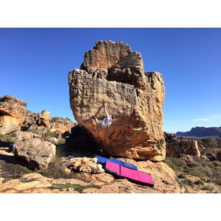Two 8A (+)'s in Rocklands by Karo Sinnuber and Hannah Midtbö