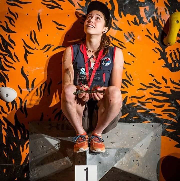 Almost 200 climbers competed in Warsaw Euro Youth Boulder Cup