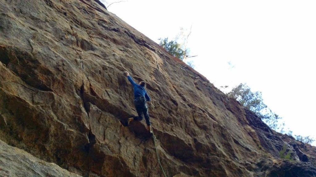 9a FA by Thomas P. O'Halloran in Blue Mountains