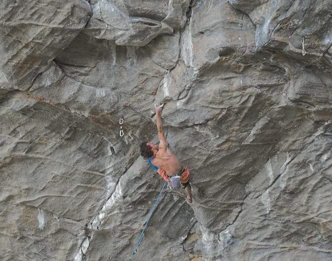 Over 65 meter long 9a FA by Adam Ondra in Flatanger
