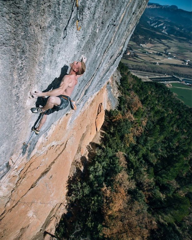 9a+ by Jakob Schubert in Oliana