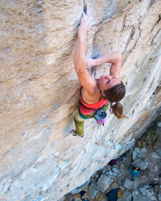 A bolted project gets trad ascents by Larcher and Zangerl