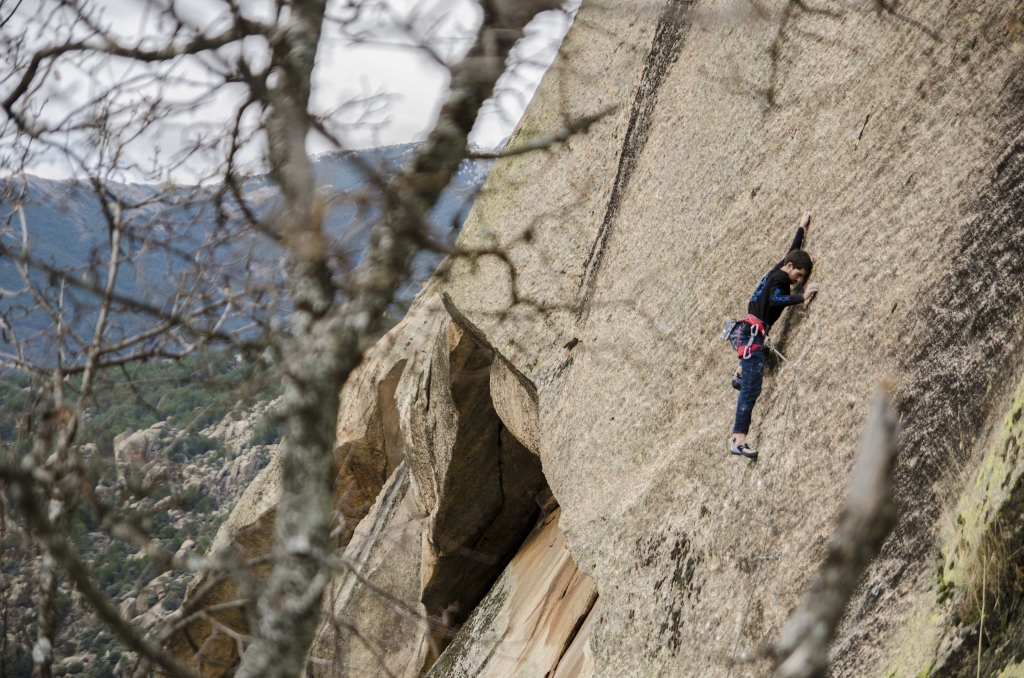 First 8c+ slab in La Pedriza by Ignacio Mulero