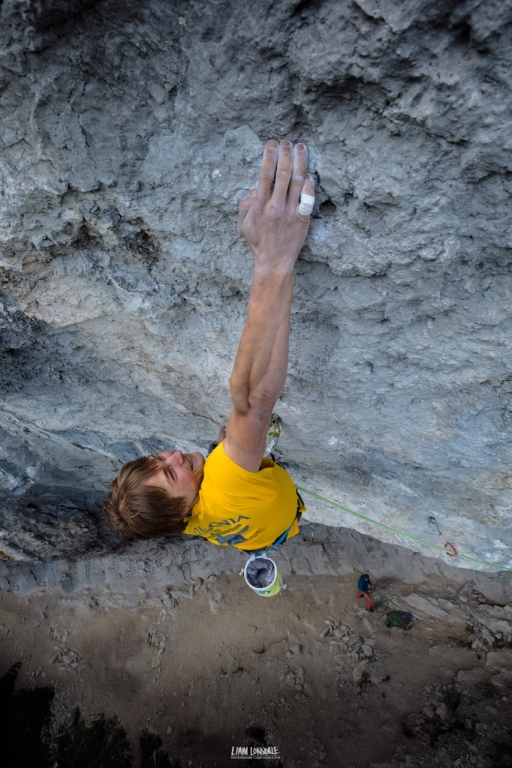 9a+ FA by Alex Megos in Gรถtterwandl