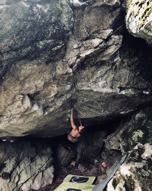 First 8A+ by Maria Davies Sandbu