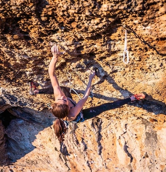 La Bongada 9a (8c+) and an 8b+ OS by Laura Rogora