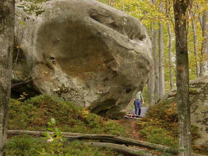 Jack 7a+, Dovbush rocks/Ukr Carpathians