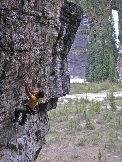 "Complete" 7c+
Blob Rock-Lake Louis
Alberta-Canada