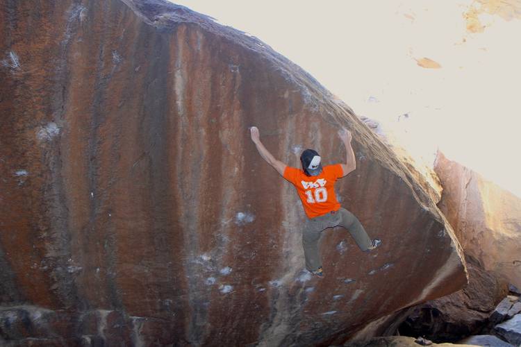 Mr. Serious, V8, Hueco Tanks - 01/2011