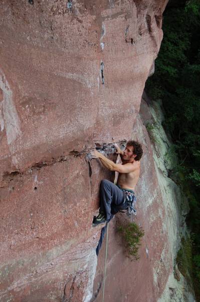Thomas Schwender in Tuxedomoon 7c+, Pfalz