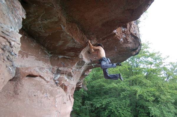 Thomas Schwender in Tuxedomoon 7c+, Pfalz