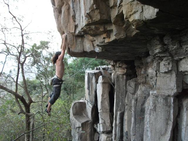 Tower of Power 7c+, Umgeni Valley