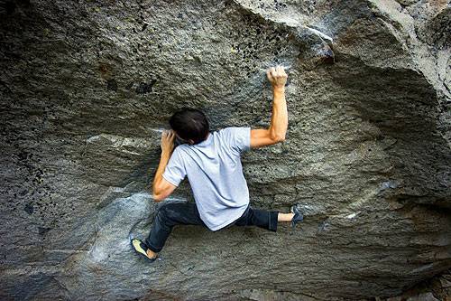 White Lines 7c, Donner Summit