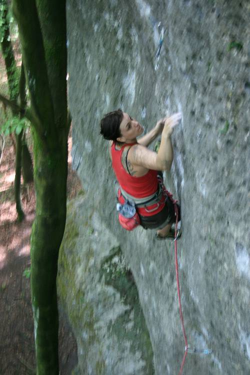 Aquaplaning 6b+, Frankenjura (Germany)