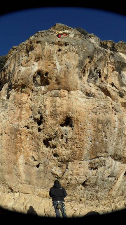 Tocho desplome 6b, Peña Rubia