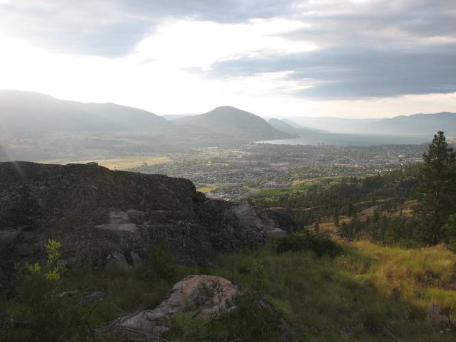 picture of Penticton BC, the town near Skaha