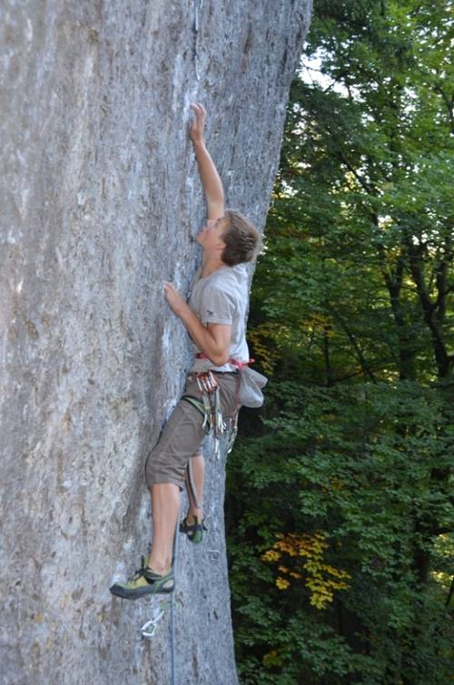 Sautanz 7b+ (did trilogy: Sautanz,Humbug Schleimspur os in 1 day), Frankenjura