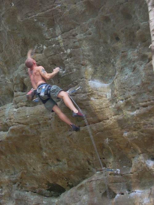Everybody Needs Friends 7a+, Jackson Falls