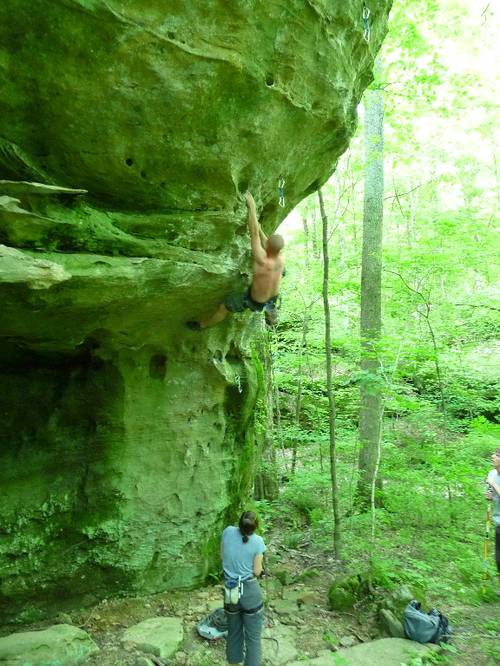 Touch My Shelf 7a+, Jackson Falls