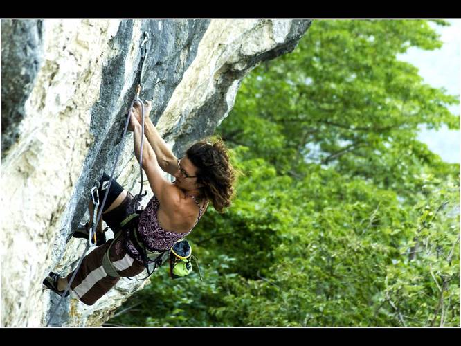 Another new route at Pian bernardo, IT bolted by Matteo Pino. The 8a Orango Stango shares the start with the amazing 8b Orango Trango above. I'm still working on the 8b but bring your knee pad for both!