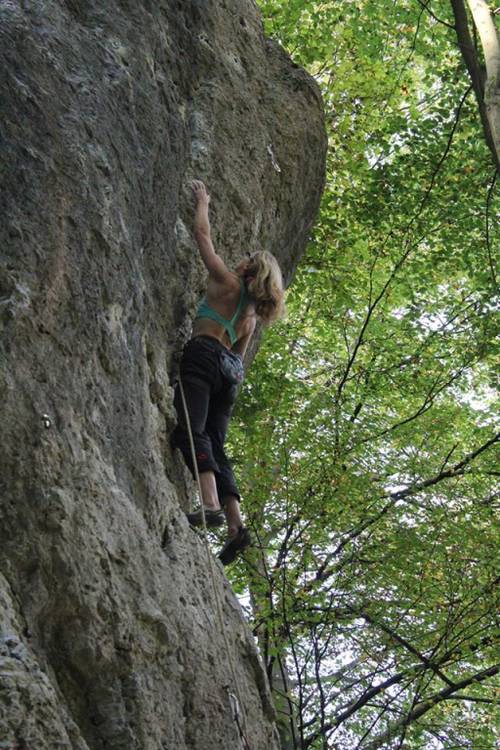 flashing Wellenreiter 7a+, Frankenjura