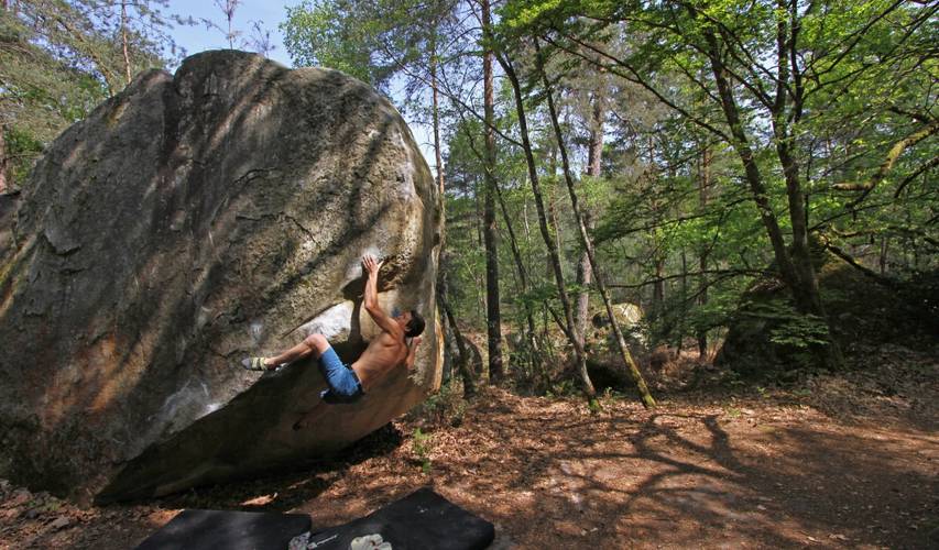 L'Arête 7a+, Fontainebleau
