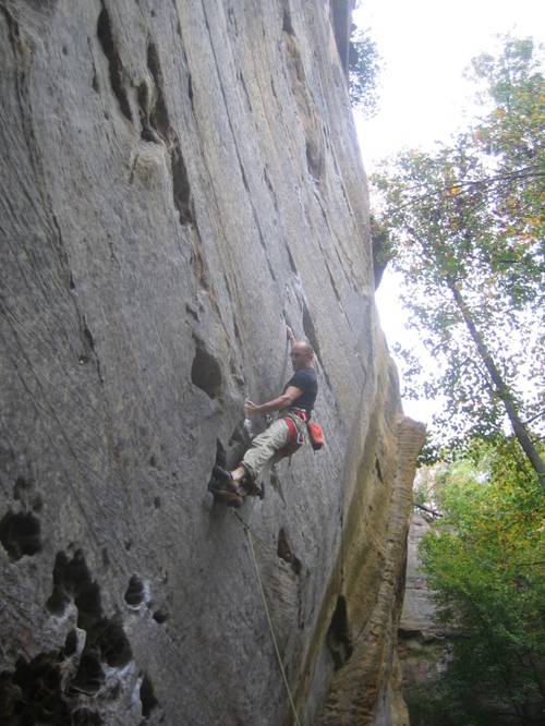 Dogleg 7a+, Red River Gorge