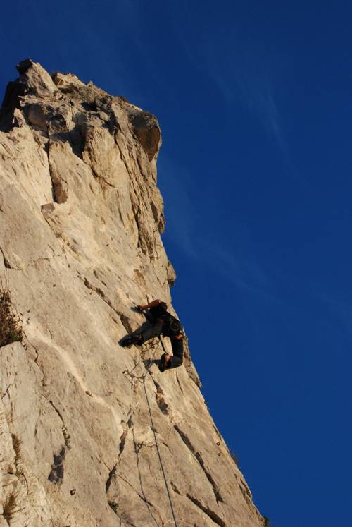 Muro di fuoco 6c+, Muzzerone
