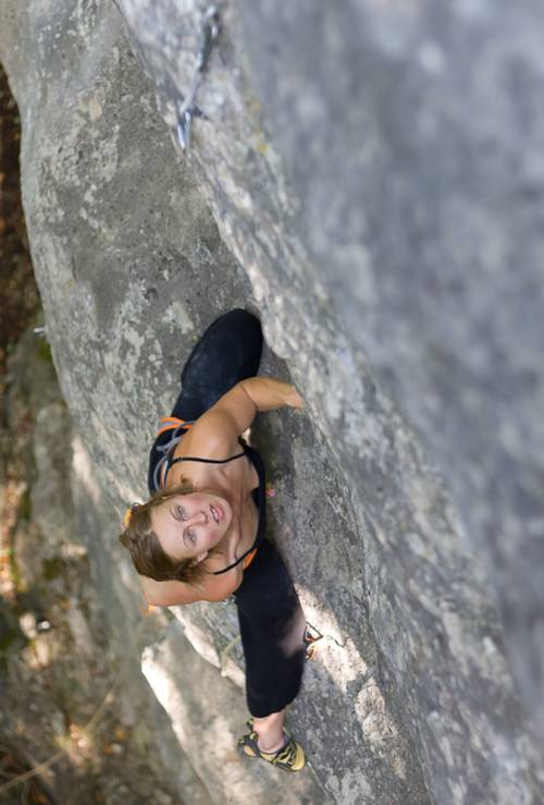 Via Muskulator, Oberngruber Wand, Frankenjura / Climber: Alex