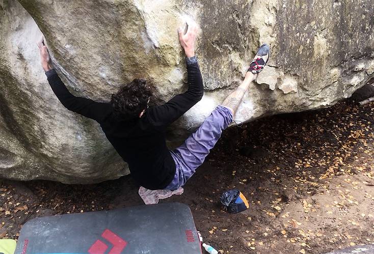 Magneton 8A, gorge aux châts, Fontainebleau