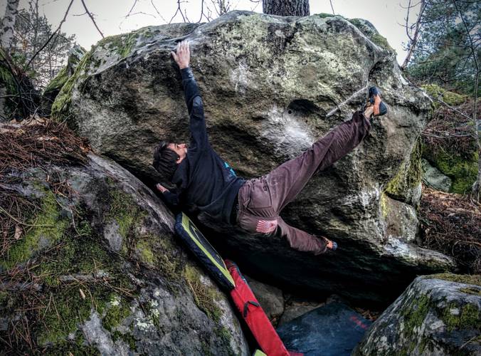 Le Hérisson 7c, Fontainebleau