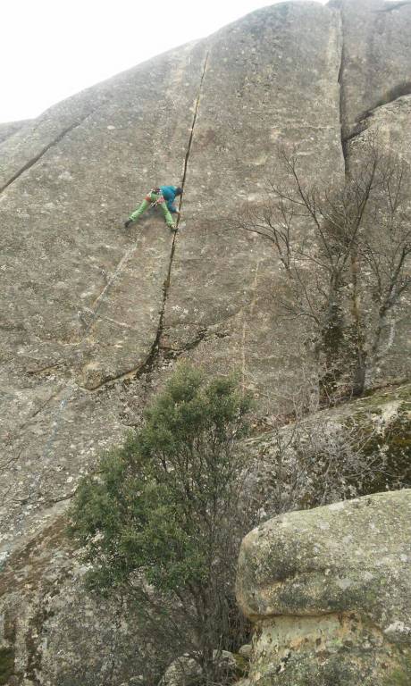 La Pedriza , fisura de 7a