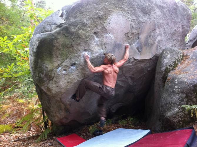 La Mouche, 7B+, Font, 2011.