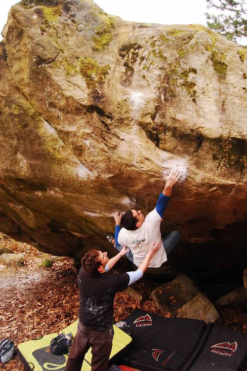 Probando Fata Morgana 8a, Fontainebleau