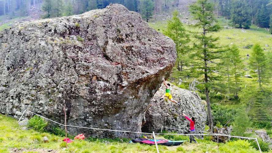 Ora che ho perso la vista, ci vedo di più! 8a+, Manghen