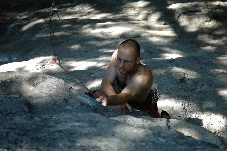 Frankenjura, Kleiner Stübiger Turm, Happy End, 7a