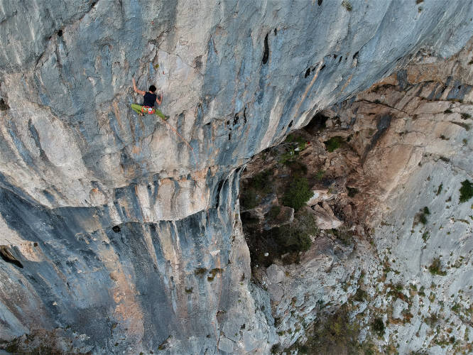 "Best 8a+ in Dalmatia", Jernej Kruder.
Climber: Frenk Jensterle